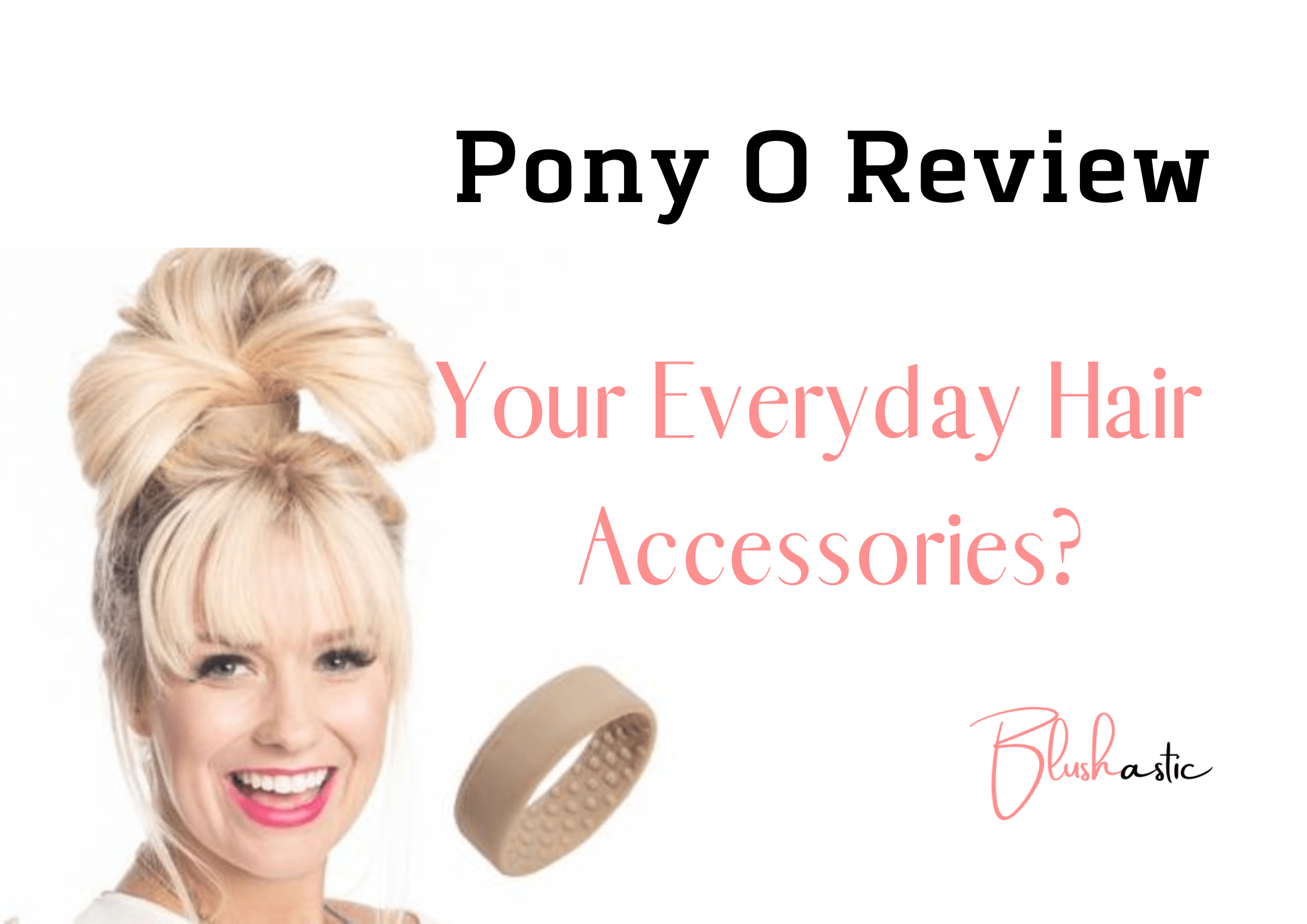 PONY-O 4 Pack Original Hair Tie Alternative - Revolutionary Ponytail Holder  Hair Accessories for Women - Medium Size PONY-O for Normal Hair - Brown
