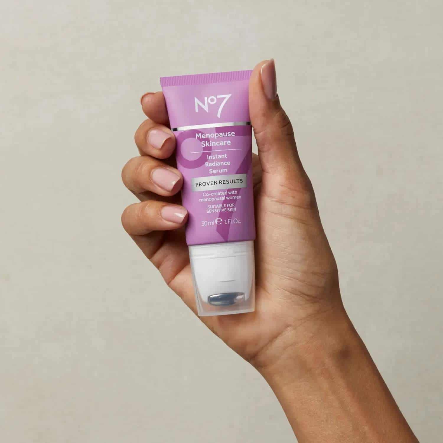 No7 Menopause Skincare Instant Radiance Serum 