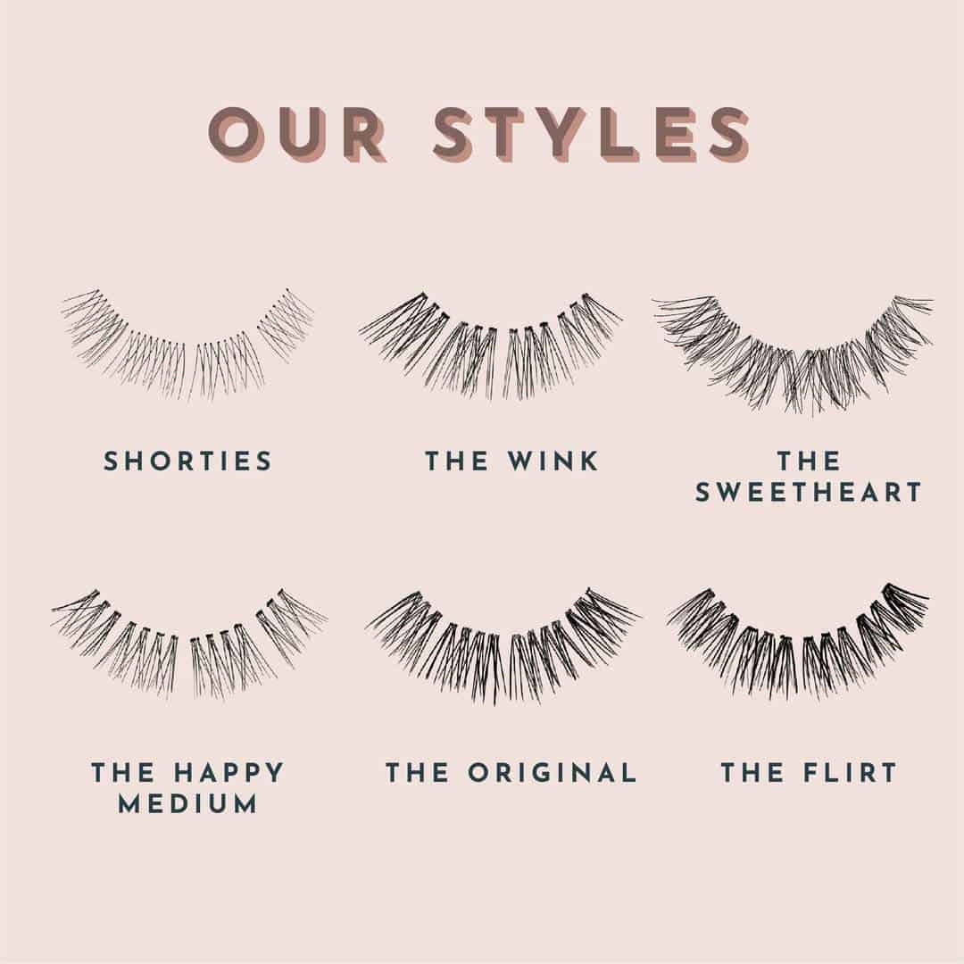 flutter habit lashes styles