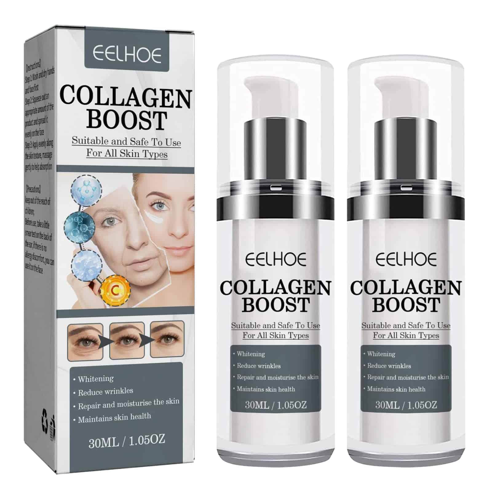 How to apply Eelhoe Collagen Boost?