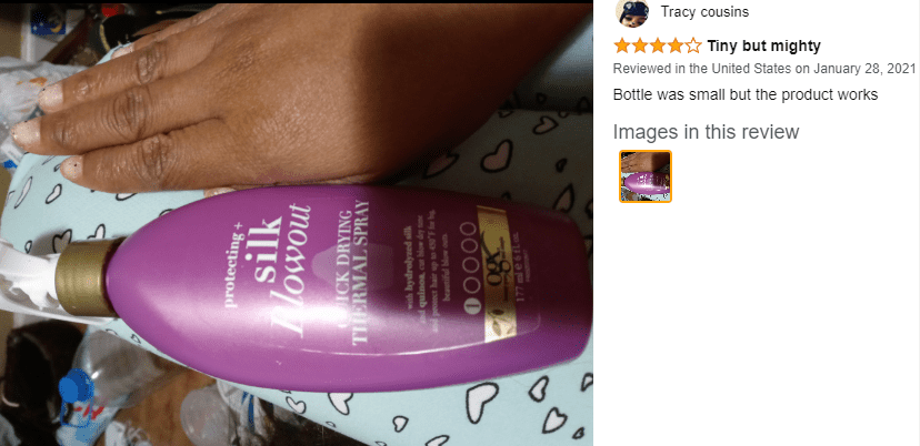 OGX Protecting + Silk Blowout Quick Drying Thermal Spray