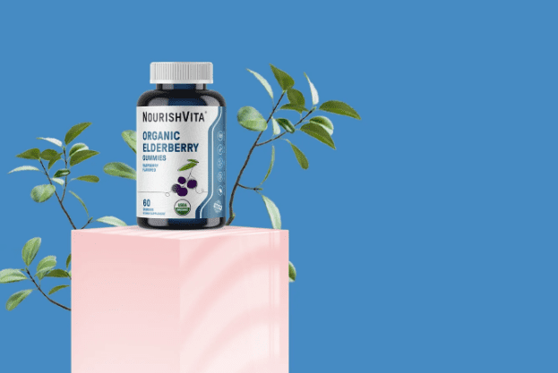 NourishVita Organic Elderberry Gummies