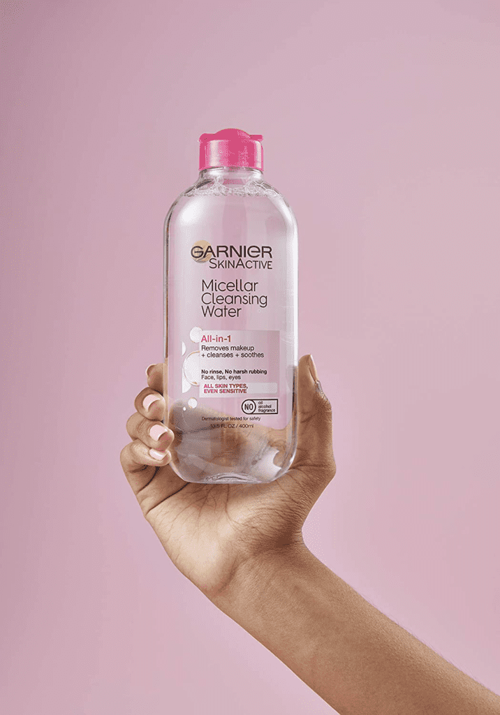 micellar water to clean lash extension