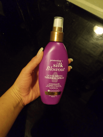 OGX Protecting + Silk Blowout Quick Drying Thermal Spray