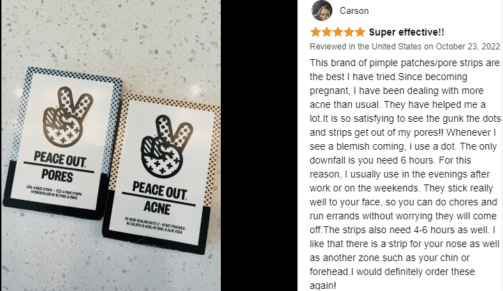 PEACE OUT Skincare Acne Dots. Hydrocolloid Anti-Acne Pimple Patches