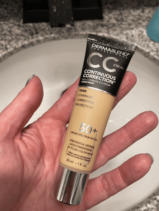 Is Dermablend CC Cream sweatproof?