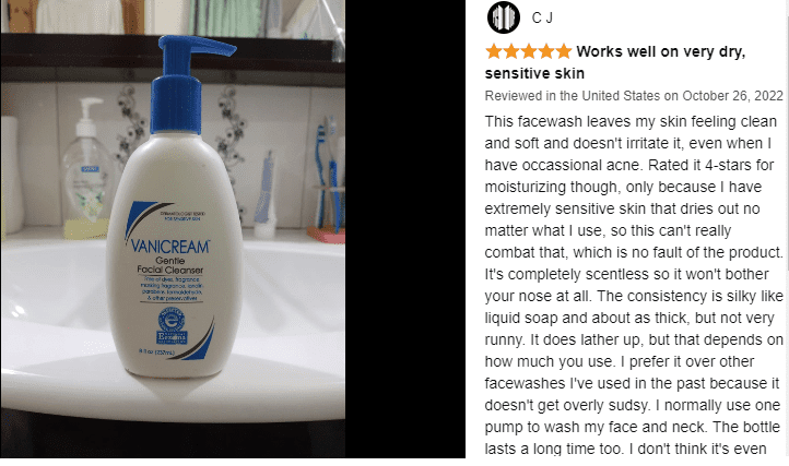 vanicream lotion reviews