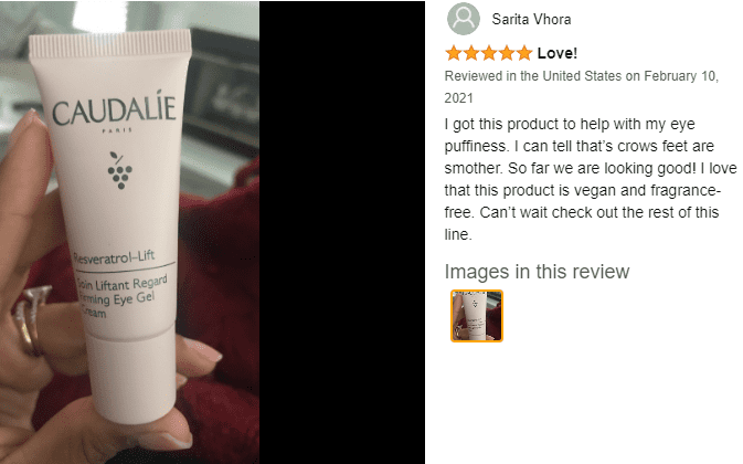 Caudalie Resveratrol-Lift Firming Eye Gel-Cream