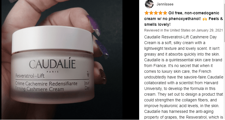 Caudalie Resveratrol-Lift Firming Cashmere Cream