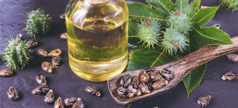 castor oil as Heat Protectant