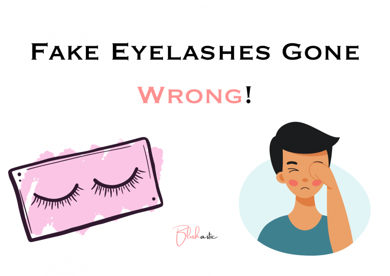 Fake Eyelashes Gone Wrong