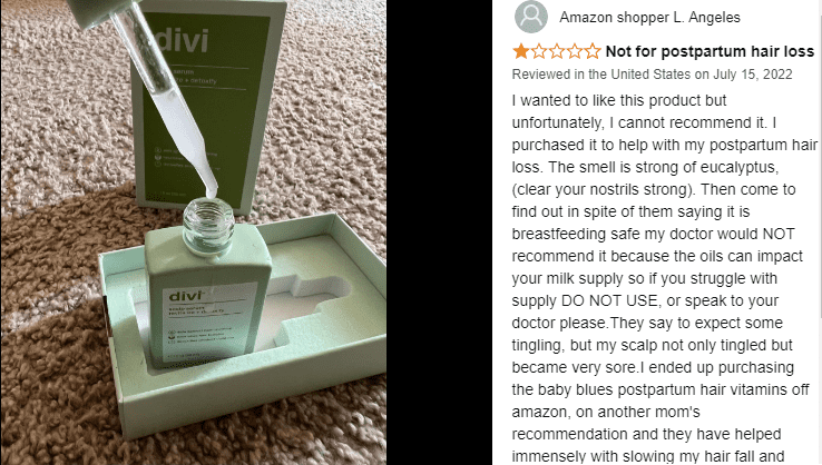 Divi Hair Serum customer reviews