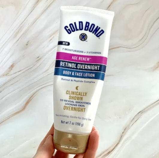 Gold Bond Retinol Overnight lotion