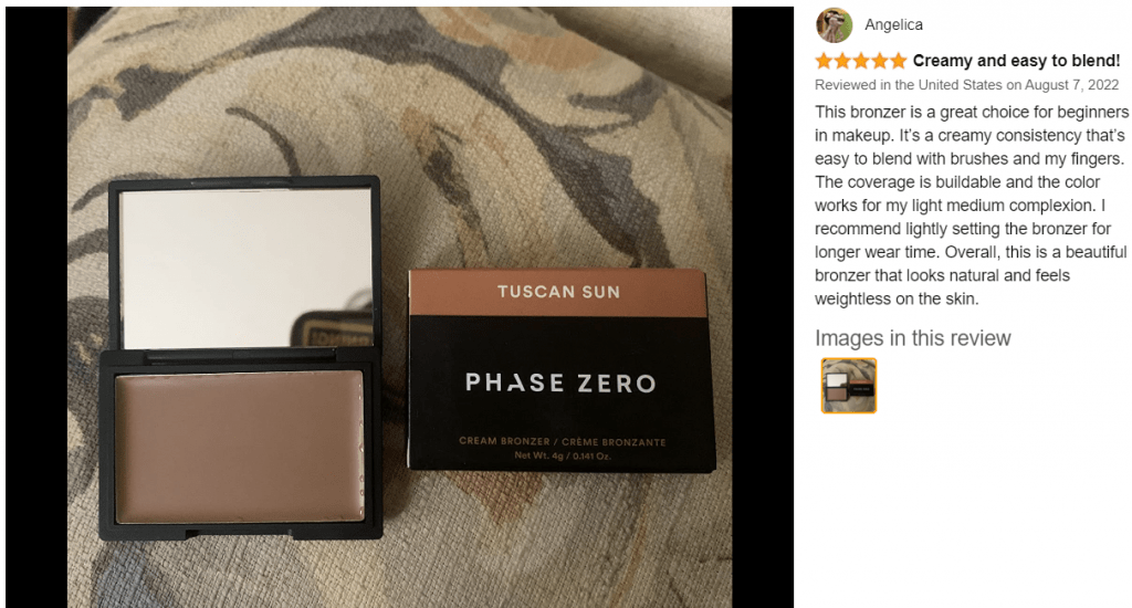 Phase Zero Makeup Cream Bronzer