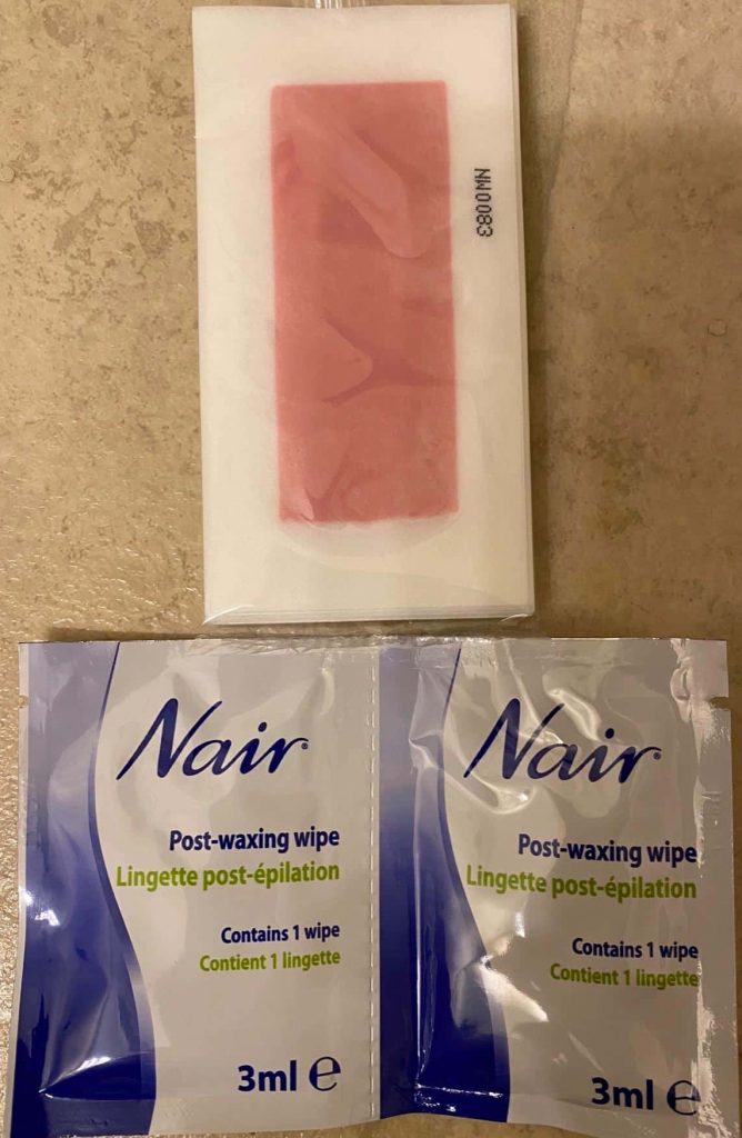 Nair wax strips 