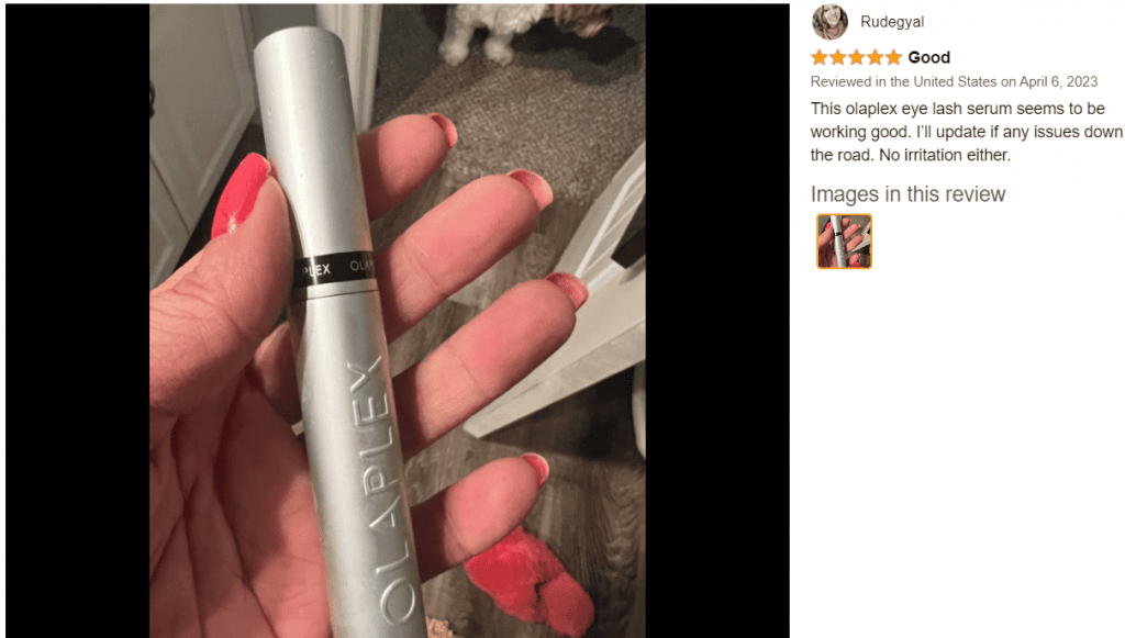 Olaplex lash serum reviews 