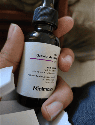 Minimalist hair growth actives 18% Hair Growth Serum