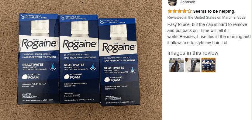 Rogaine reviews