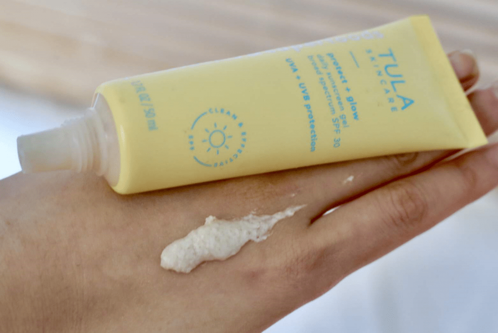TULA Skin Care Protect + Glow Daily Sunscreen Gel Broad Spectrum SPF 30