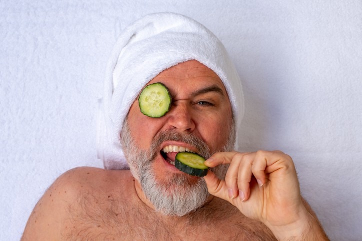 Cucumber Slices for under eye bags