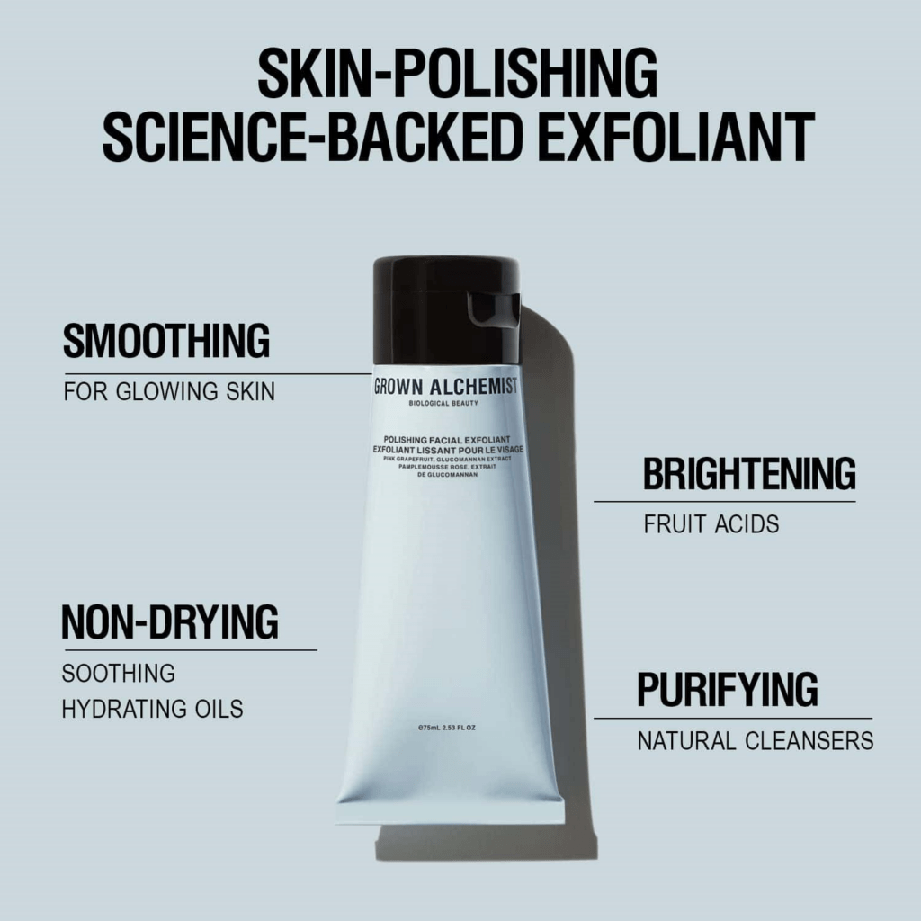 Grown Alchemist Polishing Facial Exfoliant benefits